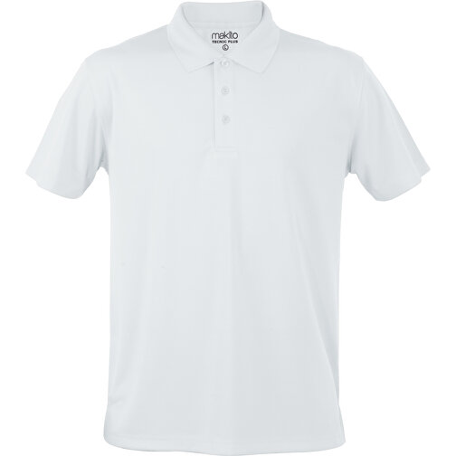 Polo-Shirt Tecnic Plus , weiss, 100% Polyester 180 g/ m2, L, , Bild 1