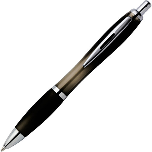 Kugelschreiber Aus Kunststoff Newport , schwarz, ABS, Plastik, AS, Stahl, , Bild 2