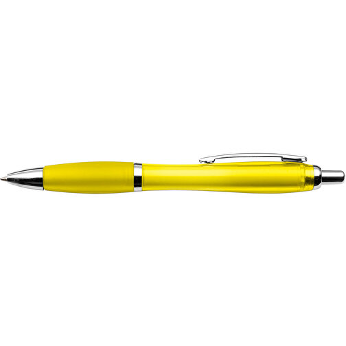 Kugelschreiber Aus Kunststoff Newport , gelb, ABS, Plastik, AS, Stahl, , Bild 3