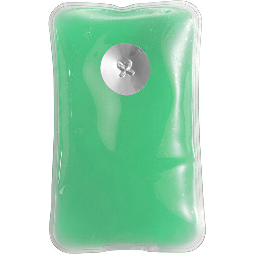 Wärmekissen Aus PVC Charles , hellgrün, PVC, 10,00cm x 1,00cm x 6,00cm (Länge x Höhe x Breite), Bild 1