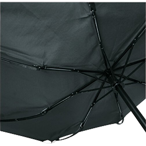 Parapluie de poche oversize automatique Magic Windfighter Flat Black, Image 3