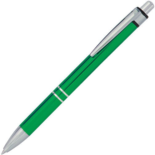Kugelschreiber Malko , grün, Aluminium, 13,80cm (Breite), Bild 2