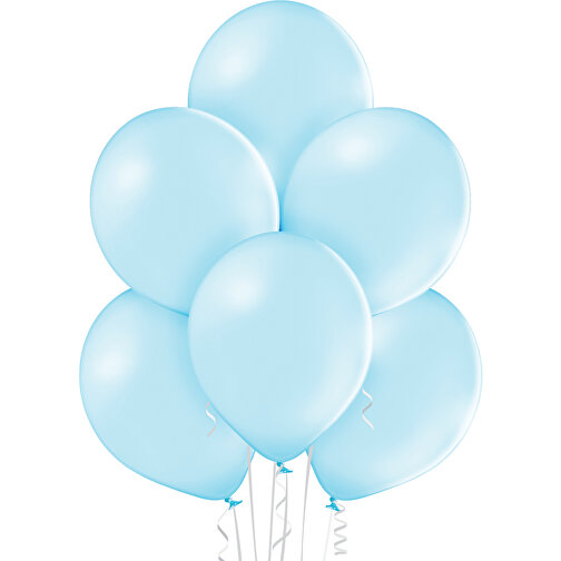 Luftballon 90-100cm Umfang , himmelblau, Naturlatex, 30,00cm x 32,00cm x 30,00cm (Länge x Höhe x Breite), Bild 2