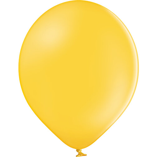 Luftballon 100-110cm Umfang , hellgelb, Naturlatex, 33,00cm x 36,00cm x 33,00cm (Länge x Höhe x Breite), Bild 1