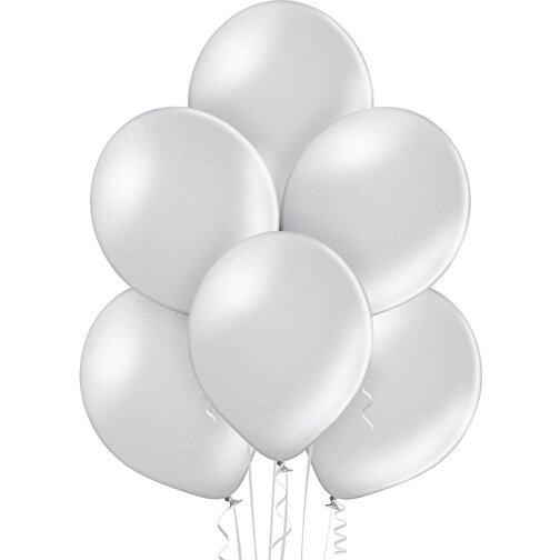 Luftballon 80-90cm Umfang , silber metallic, Naturlatex, 27,00cm x 29,00cm x 27,00cm (Länge x Höhe x Breite), Bild 2
