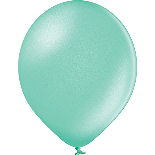Luftballon 100-110cm Umfang , hellgrün metallic, Naturlatex, 33,00cm x 36,00cm x 33,00cm (Länge x Höhe x Breite), Bild 1