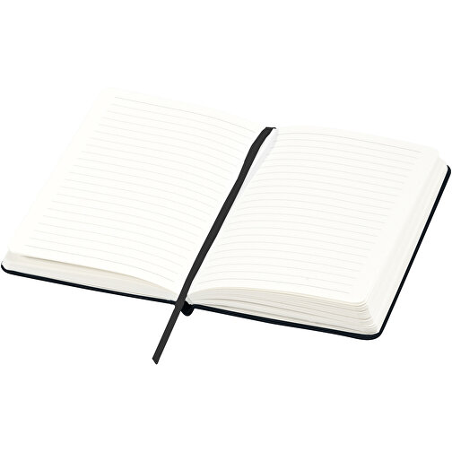 Classic A5 Hard Cover Notizbuch , schwarz, Karton, Lederimitat Papier, 21,30cm x 1,50cm x 14,50cm (Länge x Höhe x Breite), Bild 6