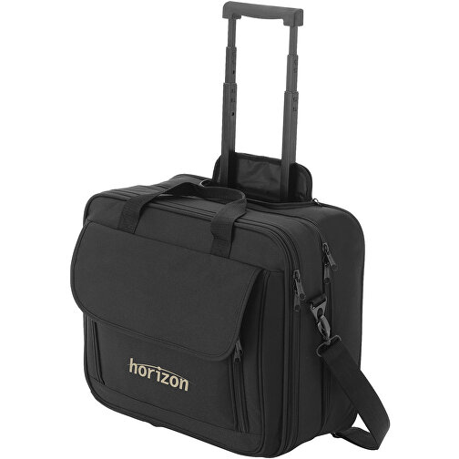 Business 15,4' Handgepäck Koffer 21L , schwarz, 600D Polyester, 36,00cm x 43,00cm x 19,00cm (Länge x Höhe x Breite), Bild 2