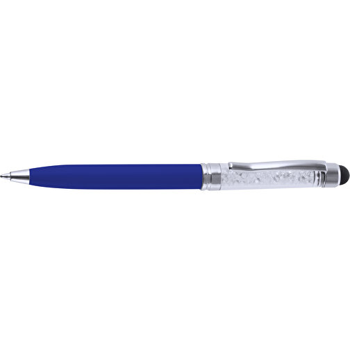 Kugelschreiber Pointer Globix , blau, Metall, 12,80cm (Breite), Bild 3