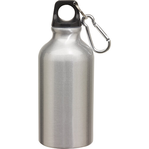 Aluminium-Trinkflasche TRANSIT , silber, Aluminium / Kunststoff, 17,50cm (Höhe), Bild 1