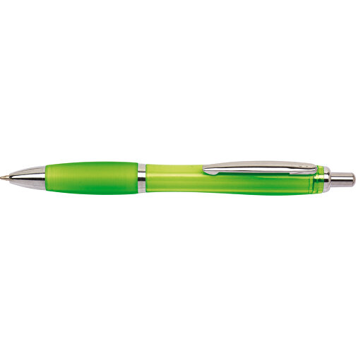 Kugelschreiber SWAY , apfelgrün, Kunststoff / Stahl, 14,00cm (Länge), Bild 3