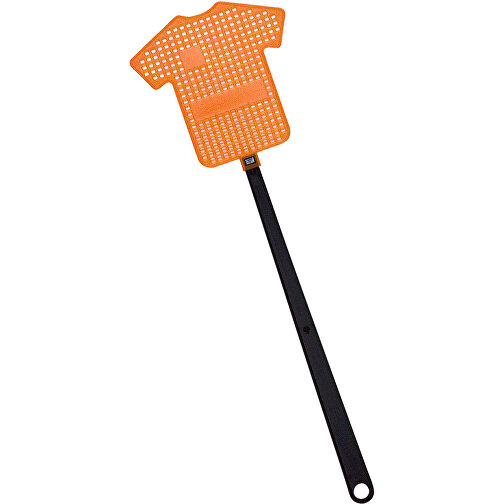 Fliegenklatsche 'Trikot' , trend-orange PP, Kunststoff, 37,20cm x 0,70cm x 11,50cm (Länge x Höhe x Breite), Bild 1