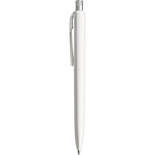 Prodir DS8 PMM Push Kugelschreiber , Prodir, weiß, Kunststoff, 14,10cm x 1,50cm (Länge x Breite), Bild 2