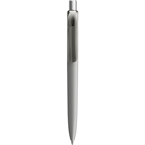 Prodir DS8 PMM Push Kugelschreiber , Prodir, delfingrau/silber satiniert, Kunststoff/Metall, 14,10cm x 1,50cm (Länge x Breite), Bild 1