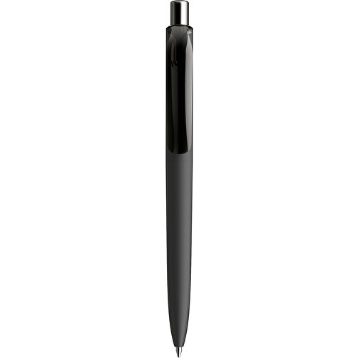 Prodir DS8 PRR Push Kugelschreiber , Prodir, schwarz/silber poliert, Kunststoff/Metall, 14,10cm x 1,50cm (Länge x Breite), Bild 1