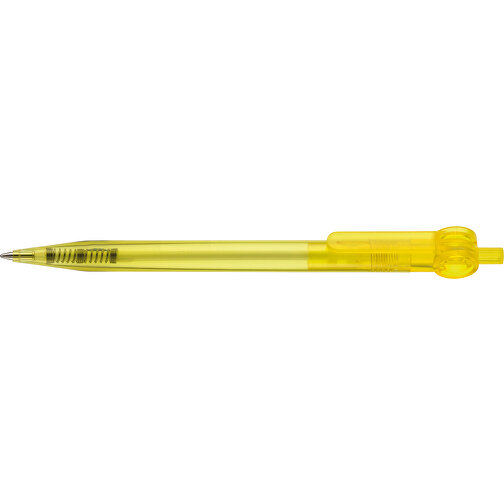 Kugelschreiber Futurepoint Transparent , transparent gelb, ABS, 14,50cm (Länge), Bild 3