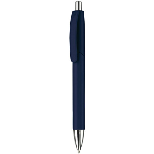 Kugelschreiber Texas Hardcolour , dunkelblau, ABS & Metall, 14,70cm (Länge), Bild 1