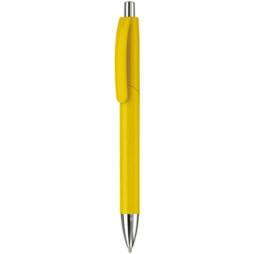Kugelschreiber Texas Hardcolour , gelb, ABS & Metall, 14,70cm (Länge), Bild 1