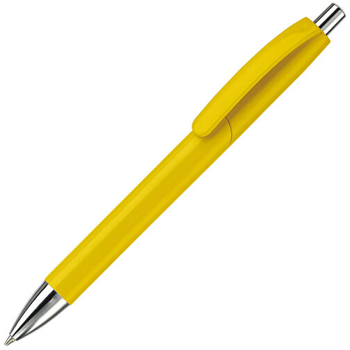 Kugelschreiber Texas Hardcolour , gelb, ABS & Metall, 14,70cm (Länge), Bild 2