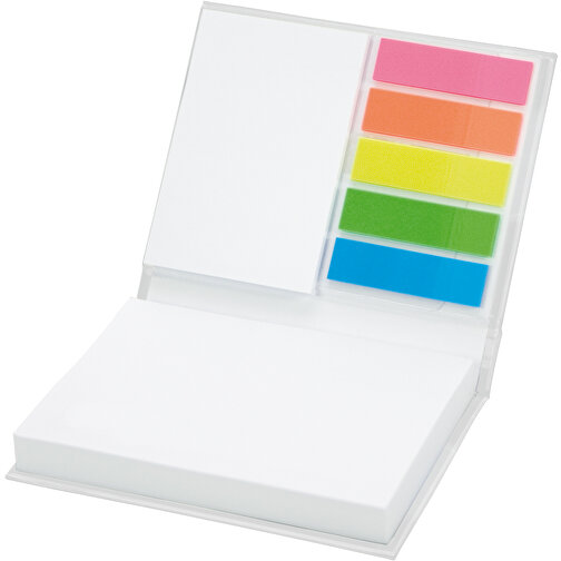 Notizbuch - Custommade , weiß, Papier & laminierter Karton, 7,50cm x 10,60cm x 1,90cm (Länge x Höhe x Breite), Bild 1