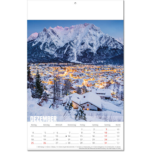 Kalender 'Bergwelten' i formatet 24 x 37,5 cm, med vikta sidor, Bild 13