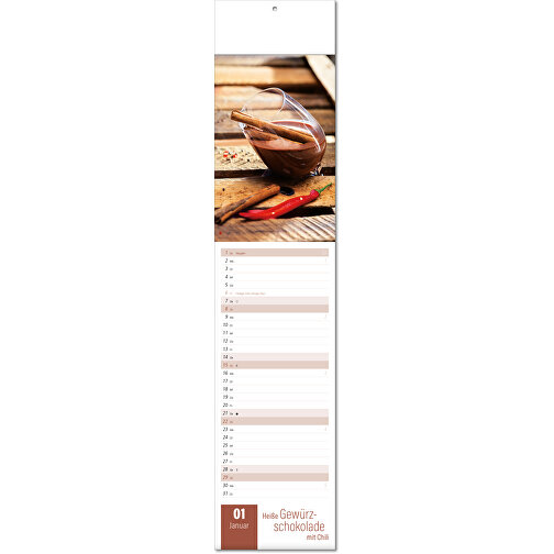 Bildkalender 'Aromaküche' , Papier, 49,00cm x 11,00cm (Höhe x Breite), Bild 2