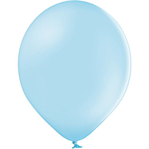 Standardluftballon Klein , hellblau, Naturkautschuk, , Bild 1