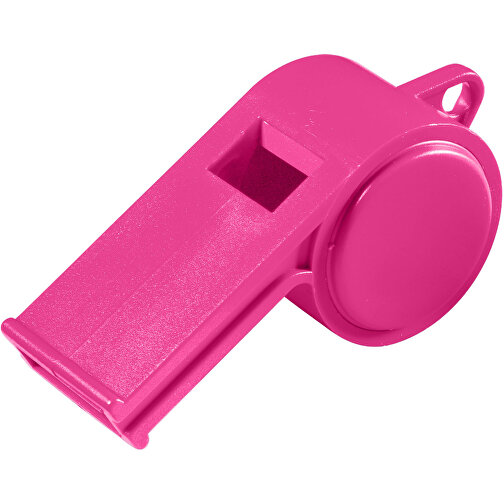 Trillerpfeife 'Sport', Ohne Kordel, Uni-colour , standard-pink, Kunststoff, 5,70cm x 2,50cm x 2,00cm (Länge x Höhe x Breite), Bild 1