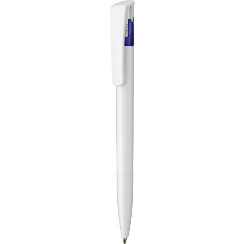 Kugelschreiber All-Star SF , Ritter-Pen, ozean-blau/weiss, ABS-Kunststoff, 14,70cm (Länge), Bild 1