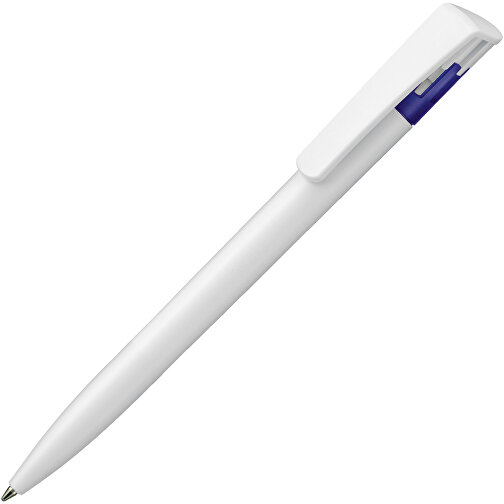 Kugelschreiber All-Star SF , Ritter-Pen, ozean-blau/weiß, ABS-Kunststoff, 14,70cm (Länge), Bild 2