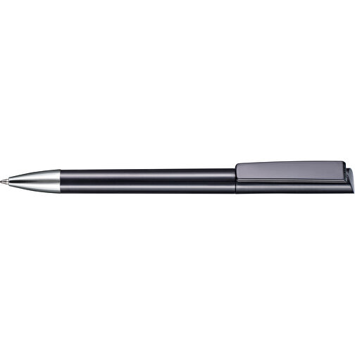 Kugelschreiber GLORY , Ritter-Pen, schwarz, ABS-Kunststoff, Messing, 14,20cm (Länge), Bild 3