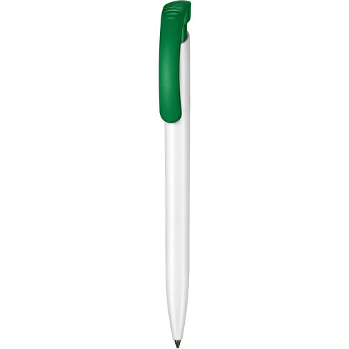 Kugelschreiber CLEAR , Ritter-Pen, minz-grün/weiss, ABS-Kunststoff, 14,80cm (Länge), Bild 1