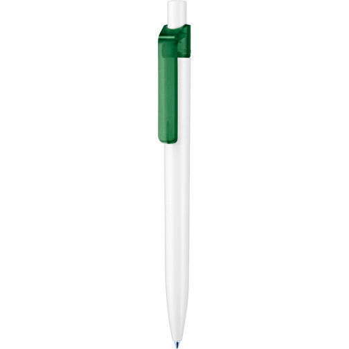 Kugelschreiber Insider ST , Ritter-Pen, limonen-grün/weiss, ABS-Kunststoff, 14,20cm (Länge), Bild 1