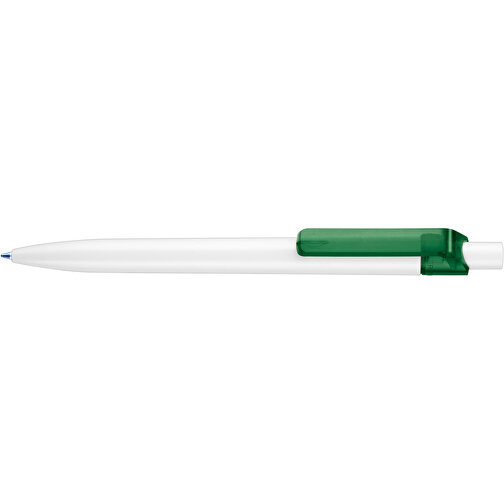 Kugelschreiber Insider ST , Ritter-Pen, limonen-grün/weiss, ABS-Kunststoff, 14,20cm (Länge), Bild 3