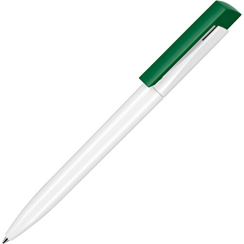Kugelschreiber FRESH , Ritter-Pen, minz-grün/weiss, ABS-Kunststoff, 14,50cm (Länge), Bild 2