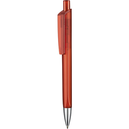 Kugelschreiber TRI-STAR TRANSPARENT , Ritter-Pen, kirsch-rot, ABS-Kunststoff, 14,00cm (Länge), Bild 1