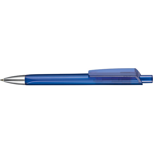 Kugelschreiber TRI-STAR TRANSPARENT , Ritter-Pen, royal-blau, ABS-Kunststoff, 14,00cm (Länge), Bild 3