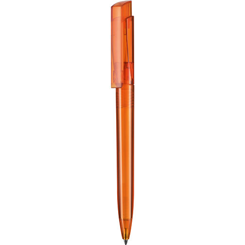 Kugelschreiber FRESH TRANSPARENT , Ritter-Pen, clementine, ABS-Kunststoff, 14,50cm (Länge), Bild 1