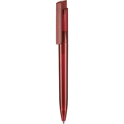 Kugelschreiber FRESH TRANSPARENT , Ritter-Pen, rubin-rot, ABS-Kunststoff, 14,50cm (Länge), Bild 1