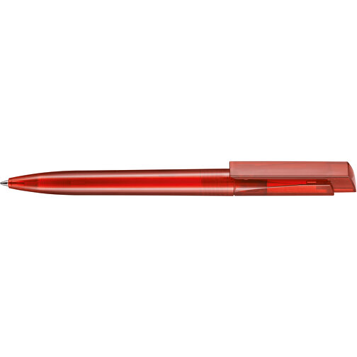 Kugelschreiber FRESH TRANSPARENT , Ritter-Pen, kirsch-rot, ABS-Kunststoff, 14,50cm (Länge), Bild 3