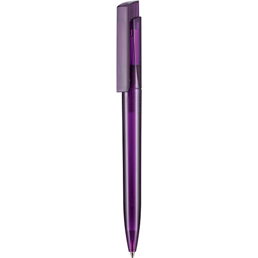 Kugelschreiber FRESH TRANSPARENT , Ritter-Pen, pflaumen-lila, ABS-Kunststoff, 14,50cm (Länge), Bild 1
