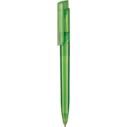 Kugelschreiber FRESH TRANSPARENT , Ritter-Pen, gras-grün, ABS-Kunststoff, 14,50cm (Länge), Bild 1
