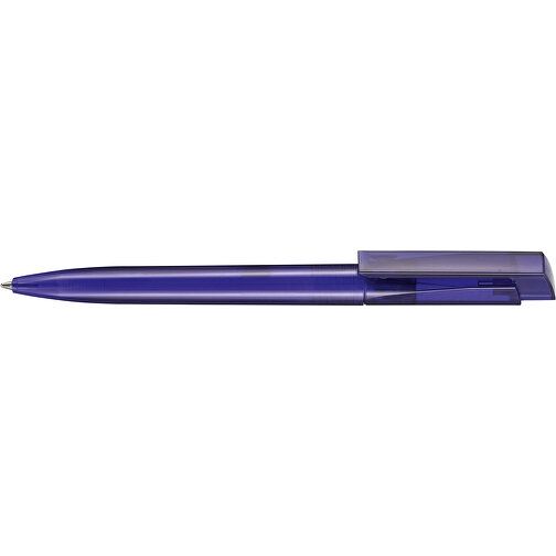 Kugelschreiber FRESH TRANSPARENT , Ritter-Pen, ocean-blau, ABS-Kunststoff, 14,50cm (Länge), Bild 3