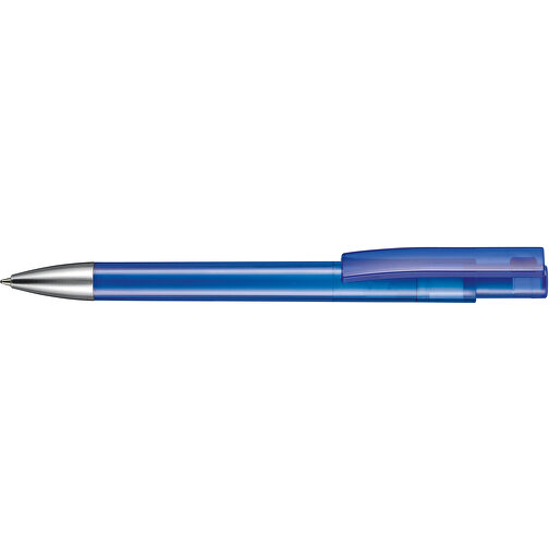 Kugelschreiber STRATOS TRANSPARENT , Ritter-Pen, royal-blau, ABS-Kunststoff, 14,50cm (Länge), Bild 3