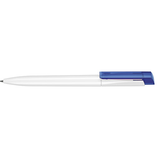Kugelschreiber Fresh ST , Ritter-Pen, royal-blau/weiß, ABS-Kunststoff, 14,50cm (Länge), Bild 3