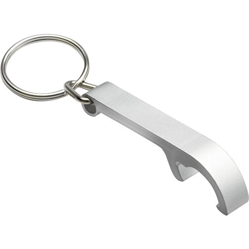 Porte-clés avec décapsuleur REFLECTS-NARÓN SILVER, Image 1