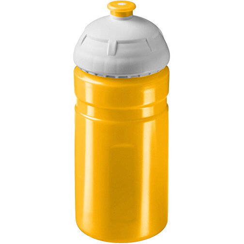 Trinkflasche 'Champion' 0,55 L , standard-gelb, Kunststoff, 18,40cm (Höhe), Bild 1
