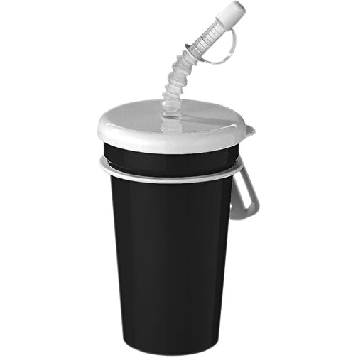 Trinkbecher 'Take Away' 0,4 L , schwarz, Kunststoff, 13,50cm (Höhe), Bild 1