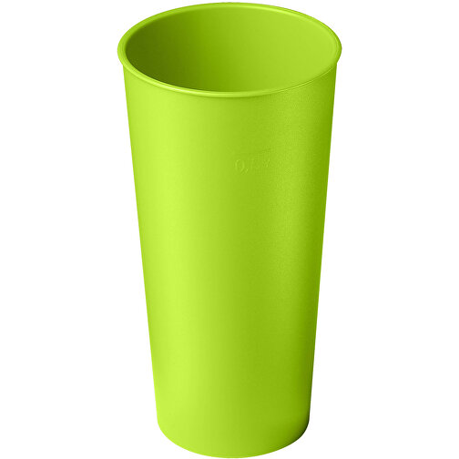 Trinkbecher 'Colour' 0,5 L , grasgrün, Kunststoff, 16,30cm (Höhe), Bild 1