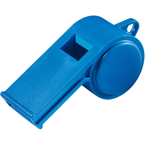 Trillerpfeife 'Sport', Ohne Kordel, Uni-colour , standard-blau PP, Kunststoff, 5,70cm x 2,50cm x 2,00cm (Länge x Höhe x Breite), Bild 1